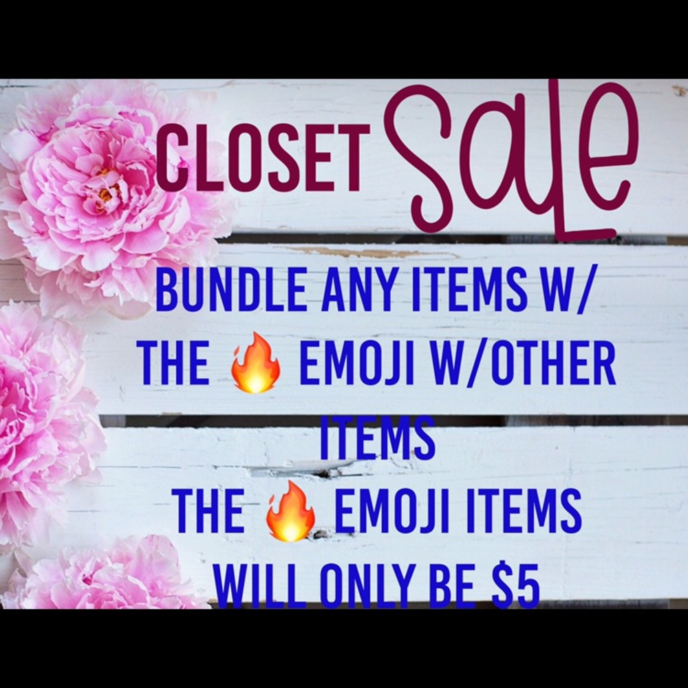 🔥Bundle 2+ items w/🔥 emoji deal